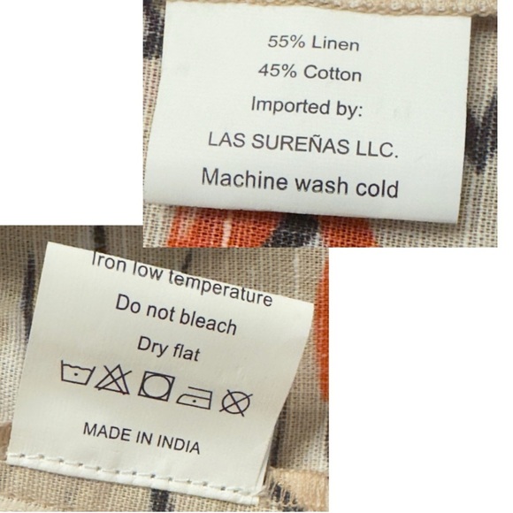 LAS SURENAS Wolf Kisses Lip Amore Print Single Button Linen Loose Fit Blazer - Picture 16 of 16